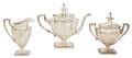 An American Silver Three Piece Tea Service