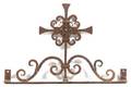 A Continental Ironwork Cross