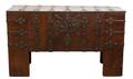 A German Gothic IronMounted Oak Chest Stollentruhe