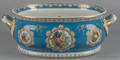 Limoges painted porcelain foot bath