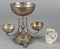 Silver plated epergne
