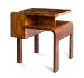 An Art Deco Walnut Console Table