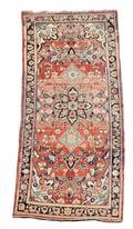 Signed Hand Woven Persian Hamadan Runner