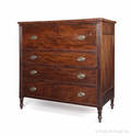 Pennsylvania Sheraton mahogany butlers chest ca 1815