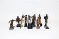 A Group of Bronze Miniature Figures