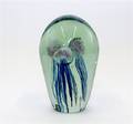 A Large Glass Jellyfish Paperweight