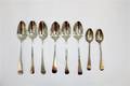 A Group of Six George III Silver Soup Spoons