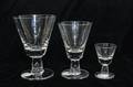 A Glass Teardrop Stemware Service