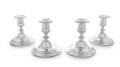 Four American Silver Candlesticks