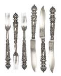 A Group of English Silver Flatware