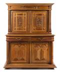 A French Provincial Stepback Cupboard