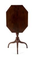 A Late George III Mahogany TiltTop Jardiniere Stand
