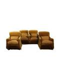Four Upholstered Club Chairs