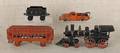 Threepiece cast iron toy train