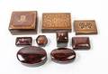 A Group of Nine Small Decorative Boxes