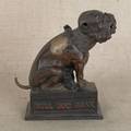 Cast iron bulldog mechanical bank