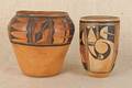 Two Hopi pottery jars
