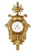 Comptoir General Gilt Bronze Cartel Clock 19th C