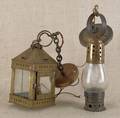 Two brass lanterns