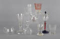 Group of decorative glass tablewares