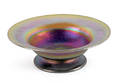 Tiffany Favrile glass gold iridescent bowl