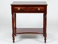 AMERICAN CLASSICAL MAHOGANY SIDE TABLE