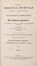 Bonaparte Napoleon Eighteen Original Journals