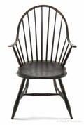 Pennsylvania continuous arm Windsor chair ca 1815