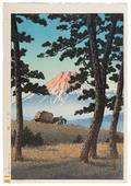 Japan Hasui Kawase Three Woodblock Prints
