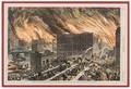Great Chicago Fire A Group of Five Depictions of the