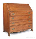 Pennsylvania Federal cherry slant front desk ca 1815