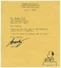 Schulz Charles Typed letter signed Sparky to