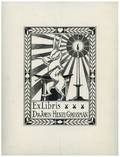 Bookplate Illustration Art for Dr John Henry Grossman