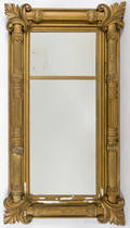 Sheraton giltwood mirror