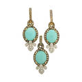 Le vian turquoise  yellow gold suite