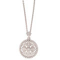 Diamond  white gold pendant