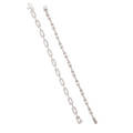 Two diamond  white gold link bracelets