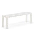 Glass top parsons console table