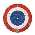 Standing cast iron target