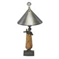 Nude figural lamp