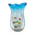Murano art glass aquarium vase