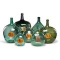 Antique european wine bottles