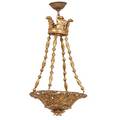 Giltwood plafonnier chandelier