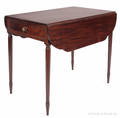 Pennsylvania Sheraton mahogany Pembroke table ca 1815