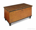 Pennsylvania painted pine blanket chest 19th c