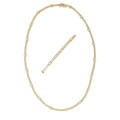 Diamond  yellow gold necklace  bracelet suite