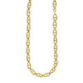 Yellow gold link necklace