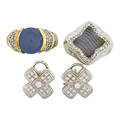 Diamond or gem set jewelry incl david yurman