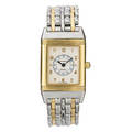 Ladys jaeger lecoultre reverso gold  steel wristwatch