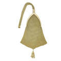 Belle epoque yellow gold mesh evening bag